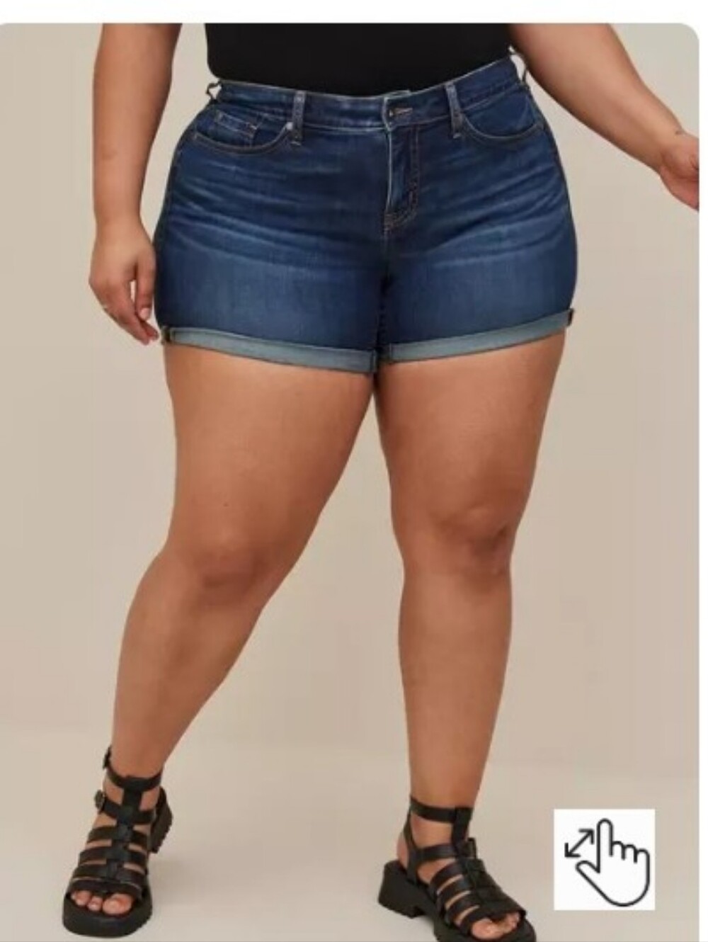 Torrid 5 Inch Super Soft Mid-Rise Short